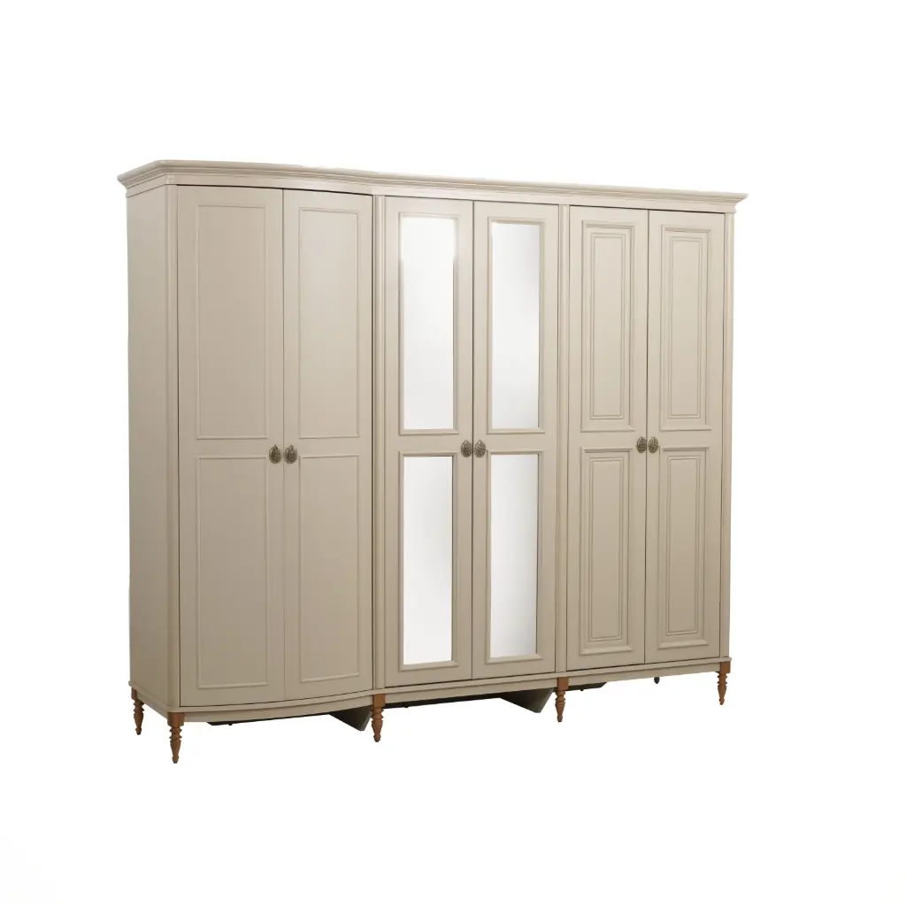 Wardrobe 6 Doors Wooden