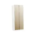  Wardrobe 2 Doors Glass ( Drawer )