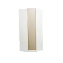 خزانة ملابس  زاوية زجاج