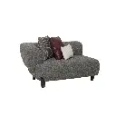 Corner sofa chair with left armrest