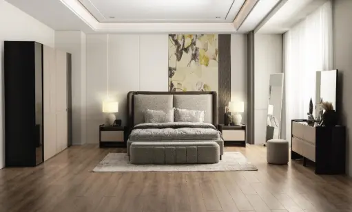 [CAP] غرفة نوم نفرين ( سرير 180 )