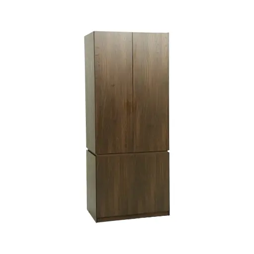 [EDEN BROWN] Wardrobe 2 Doors Wooden 