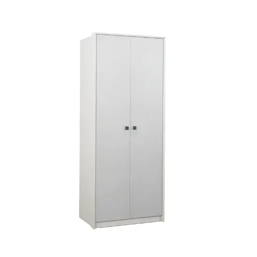 [SIENA] Wardrobe 2 Doors Wooden ( Hanger )