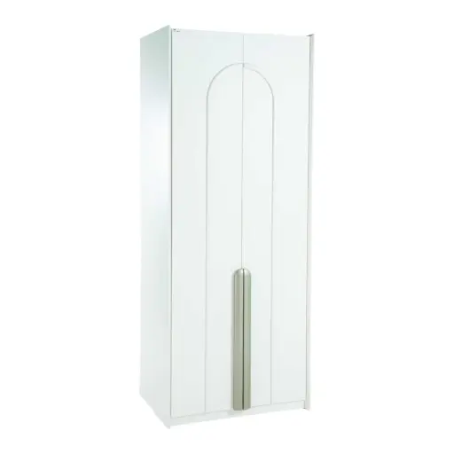 [VIOLA] Wardrobe 2 Doors Wooden ( Hanger )