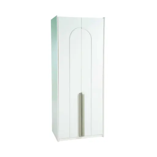 [VIOLA] Wardrobe 2 Doors Wooden ( Shelf )